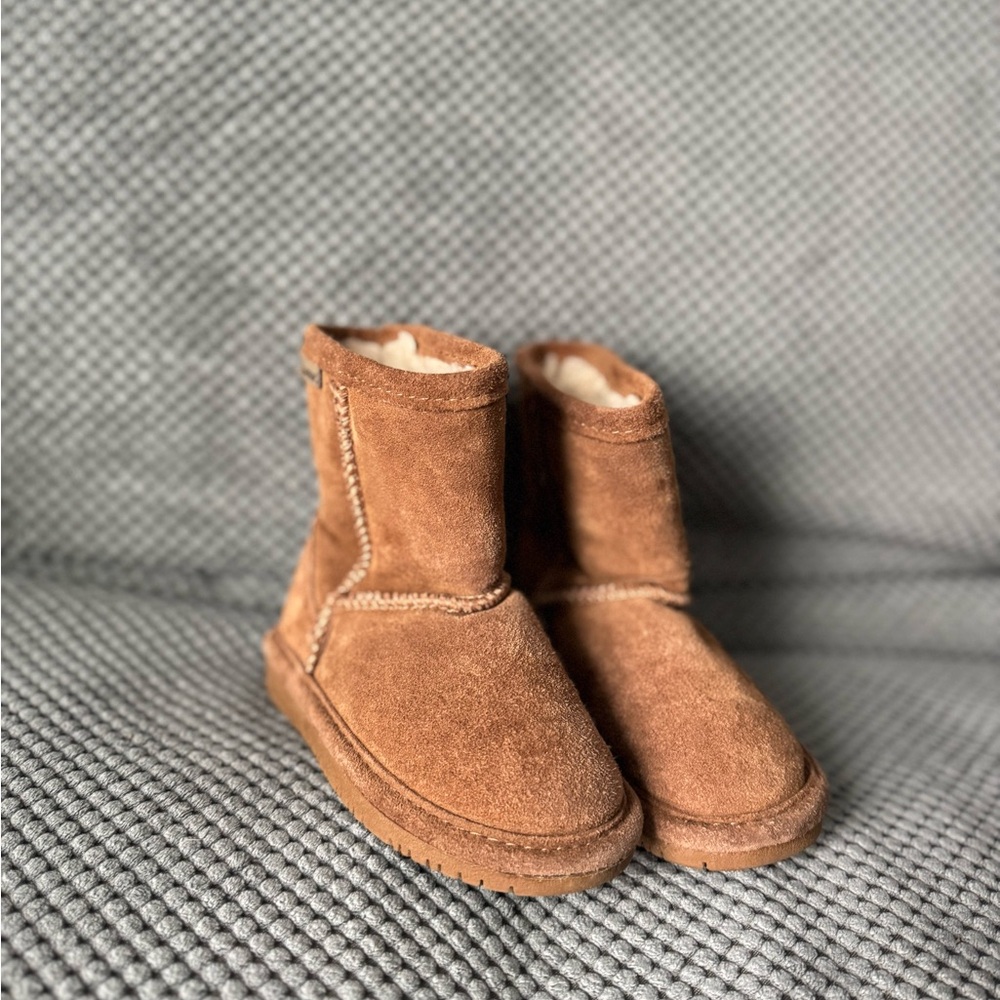 Bearpaw Shearling Toddler Boots Size 7